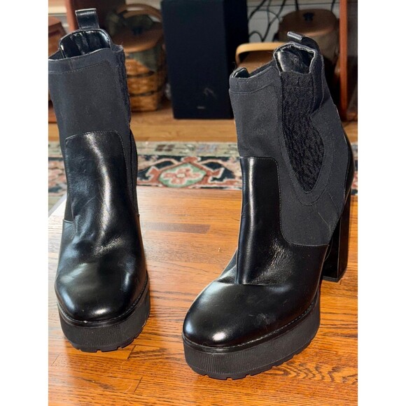 Michael Kors Cramer Chelsea Platform Boots 9M - Picture 6 of 6